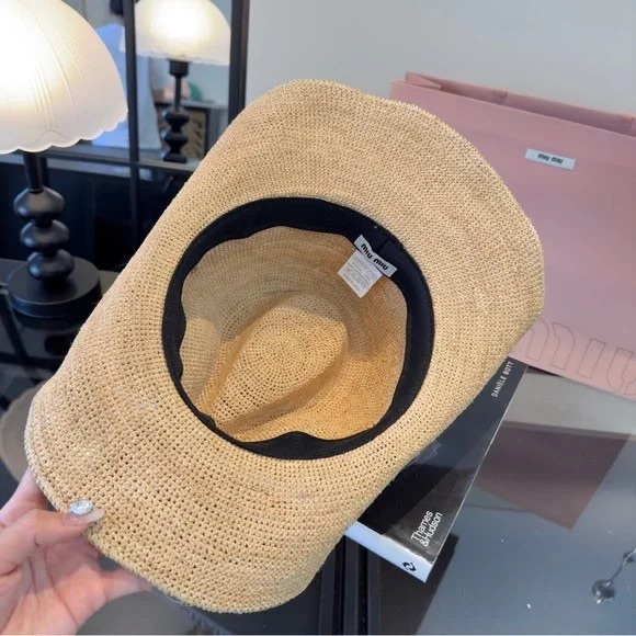 ❣️MiuMiu popular woven straw hat - Picture 7 of 8